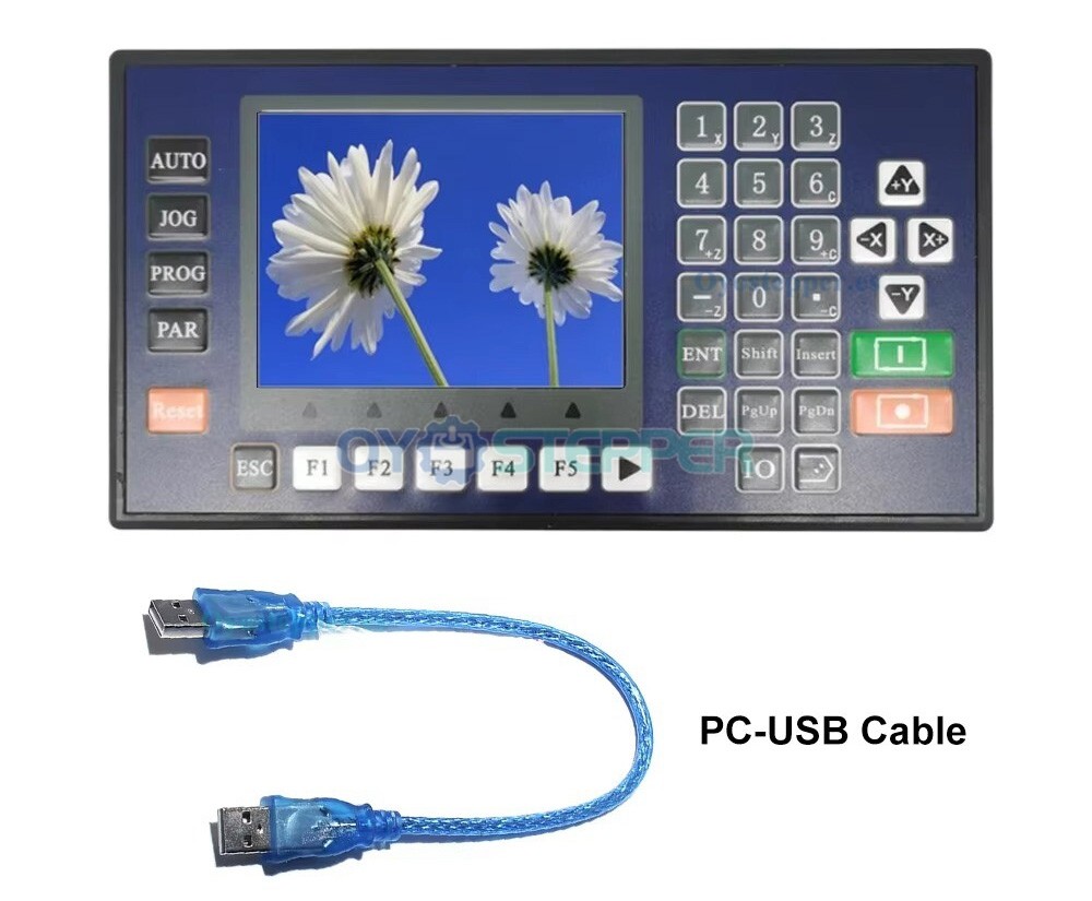 Controlador CNC Programable para Motores Servo/Paso a Paso 2/3/4 Ejes Panel de Control de Velocidad